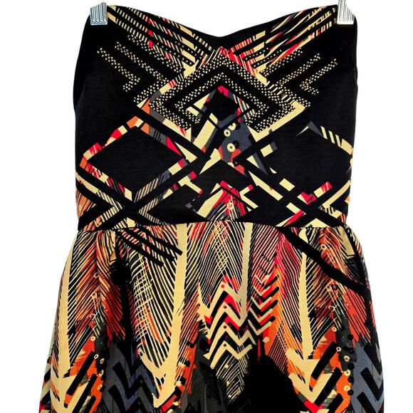 Ecate Women's Dress Small S Strapless Short  Sun Misses Size 4 6 - Picture 2 of 7